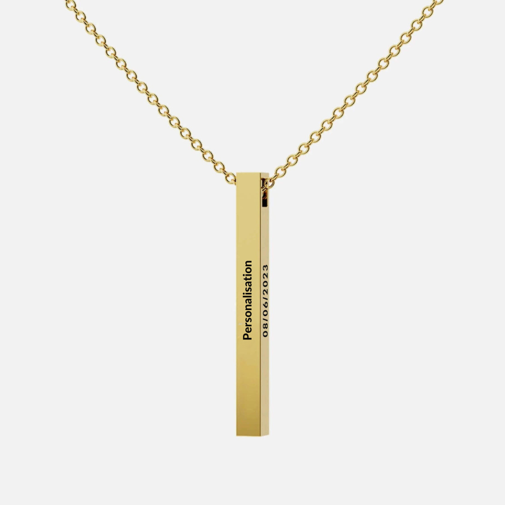 Personalised Bar Necklace