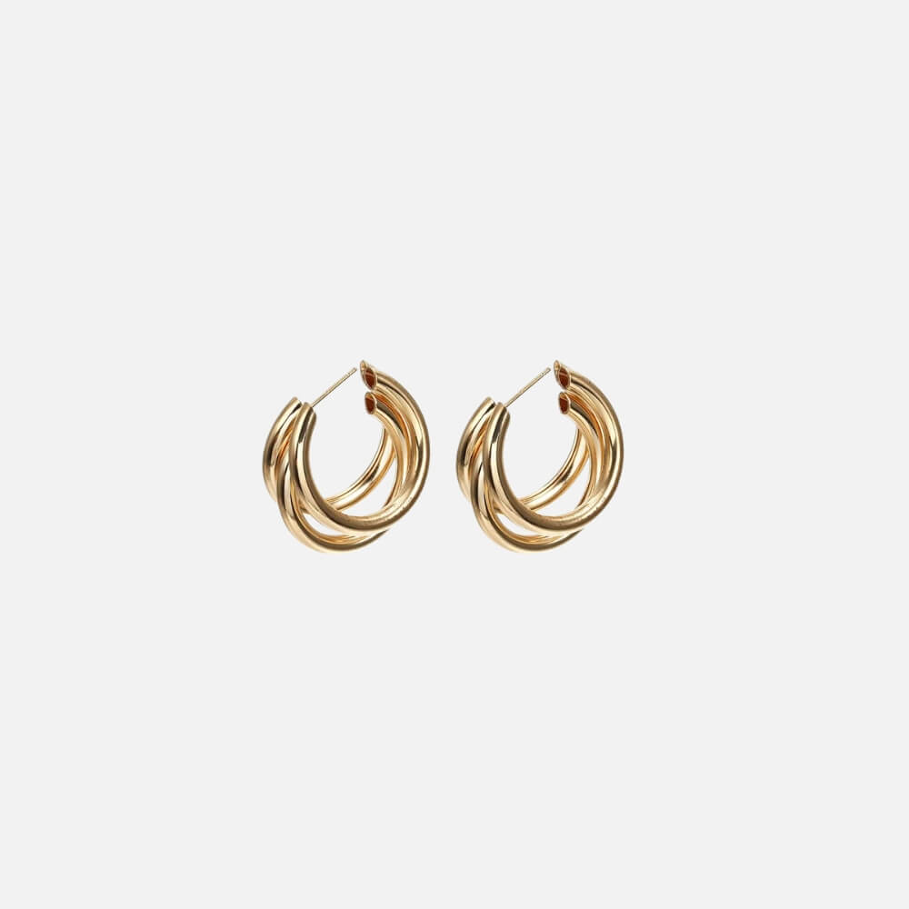 Triple Hoop Earrings