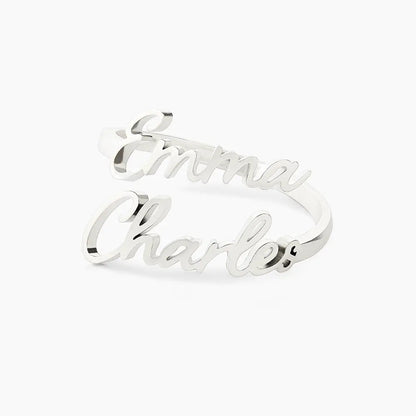 Personalised Two or Three Name Ring