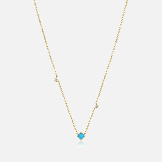 Turquoise Pearl Necklace