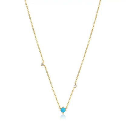 Turquoise Pearl Necklace