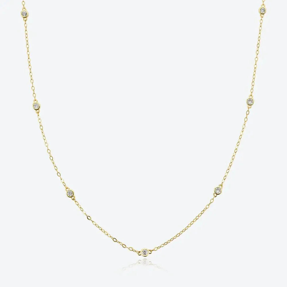 Seven Crystal Necklace