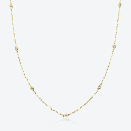 Seven Crystal Necklace